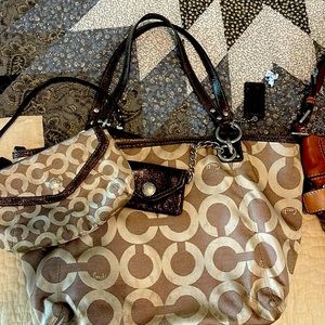 Purse with matching clutch